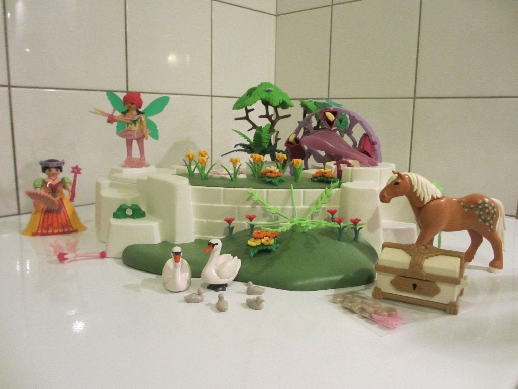 Playmobil magische kristallenvijver, Gebruikt, Complete set, Fantasy, Overige typen