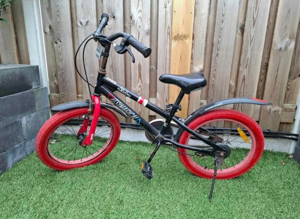 18" crossfiets, Fietsen en Brommers, Fietsen | Crossfietsen en BMX, Ophalen, Gebruikt, Staal, 16 tot 20 inch
