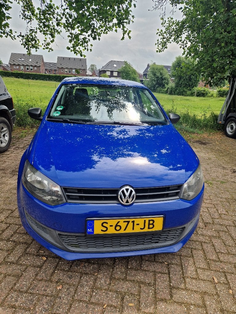 Volkswagen Polo 1.2 6V 44KW 5D 2010 Blauw, Auto's, Voorwielaandrijving, 40 €/maand, Blauw, 1198 cc