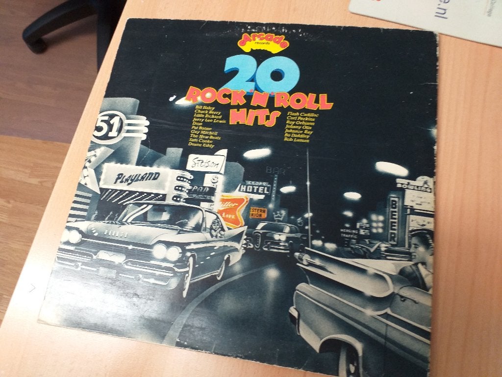 20 Rock 'N' Roll Hits, LP, Gebruikt, Ophalen of Verzenden, 12 inch