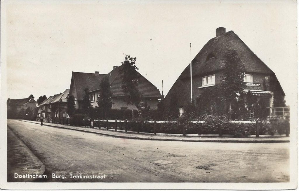 Doetinchem (Gld.) Burg. Tenkinkstraat, gelopen 1949, Ophalen of Verzenden, 1940 tot 1960, Gelopen, Gelderland