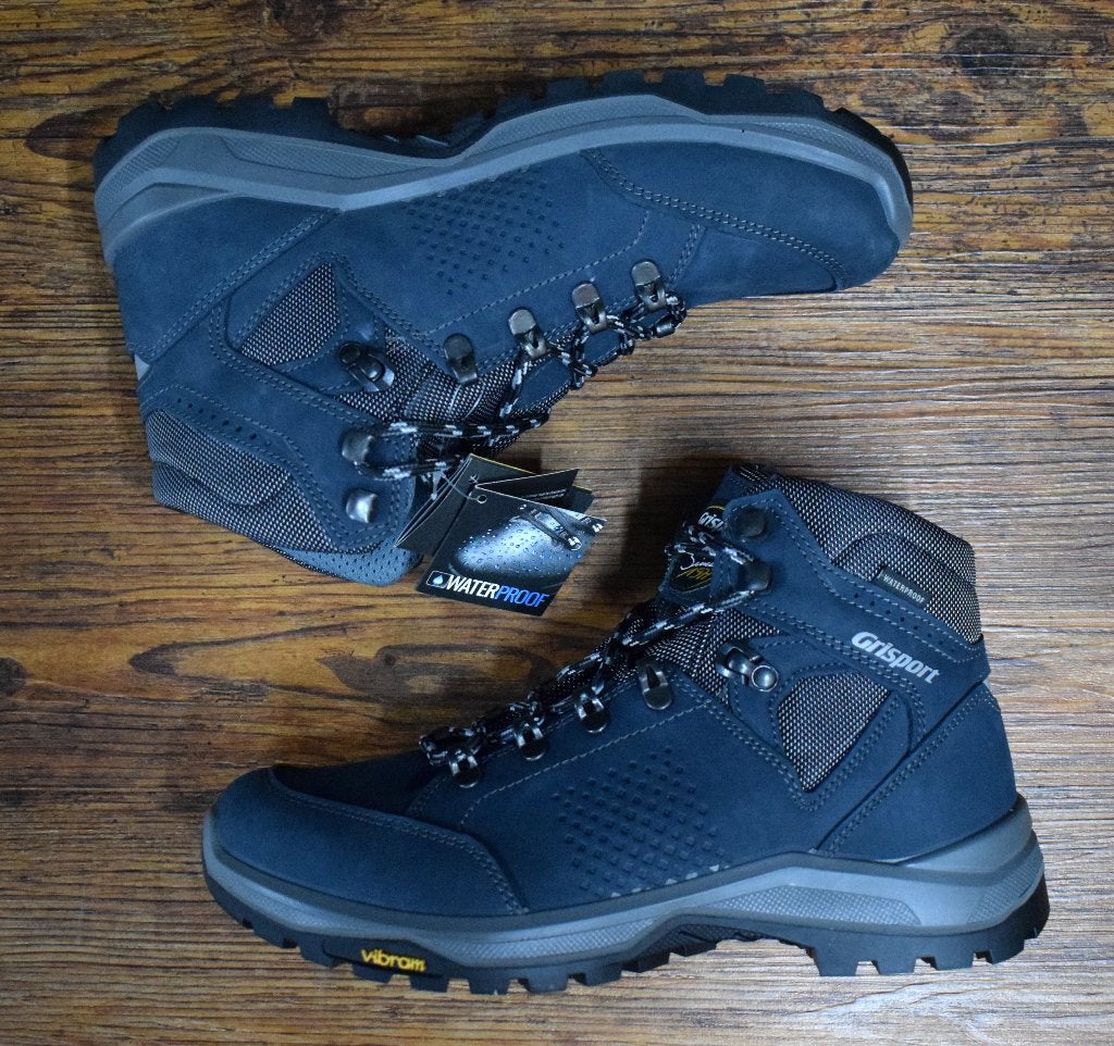 GRISPORT - leren wandelschoen Graz Mid Blue - maat 37, Kleding | Dames, Blauw, Nieuw, Grisport, Wandelschoenen
