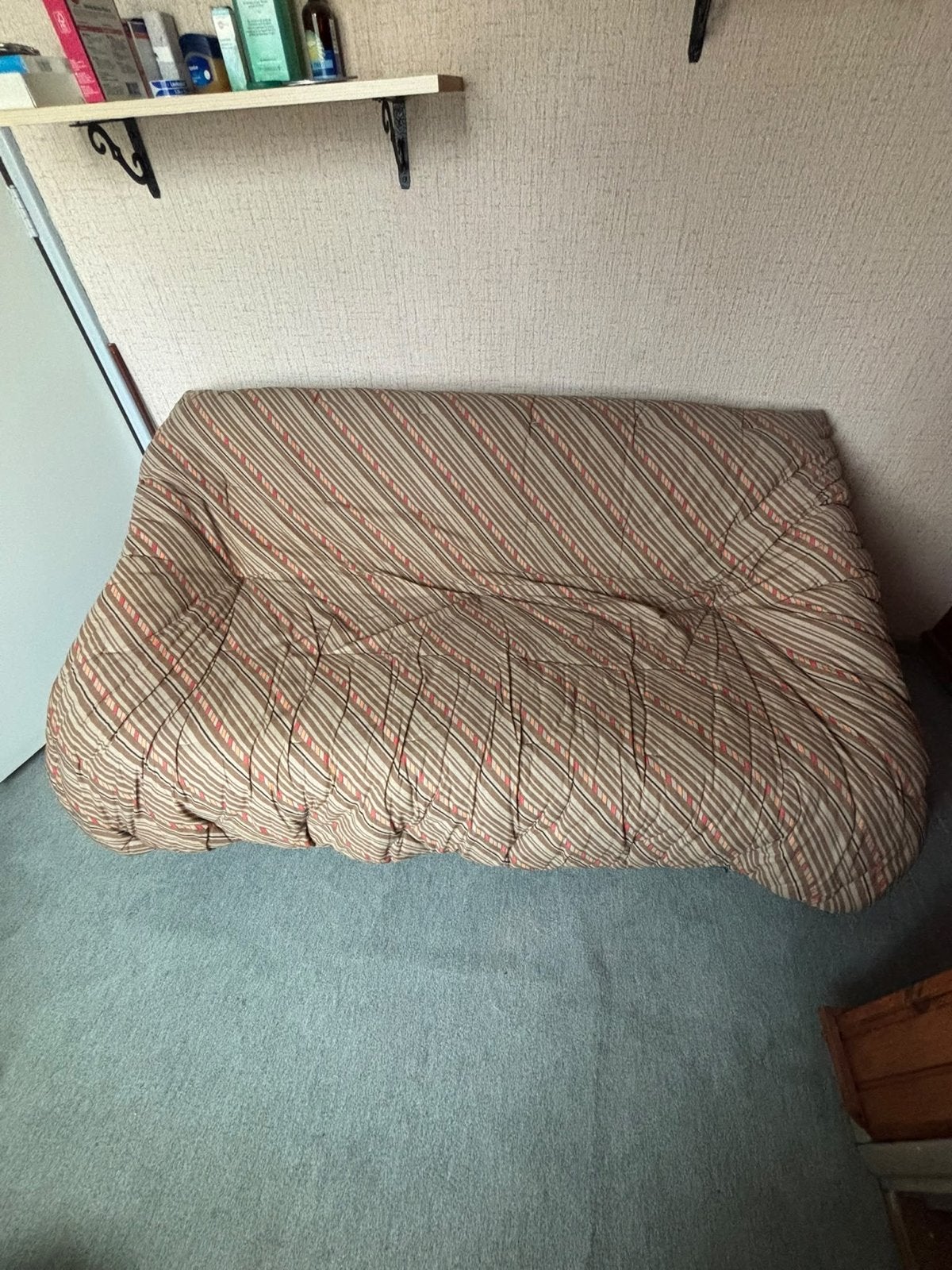 Retro (slaap)bankje - Snel ophalen in Woerden, Ophalen, Gebruikt, Bruin
