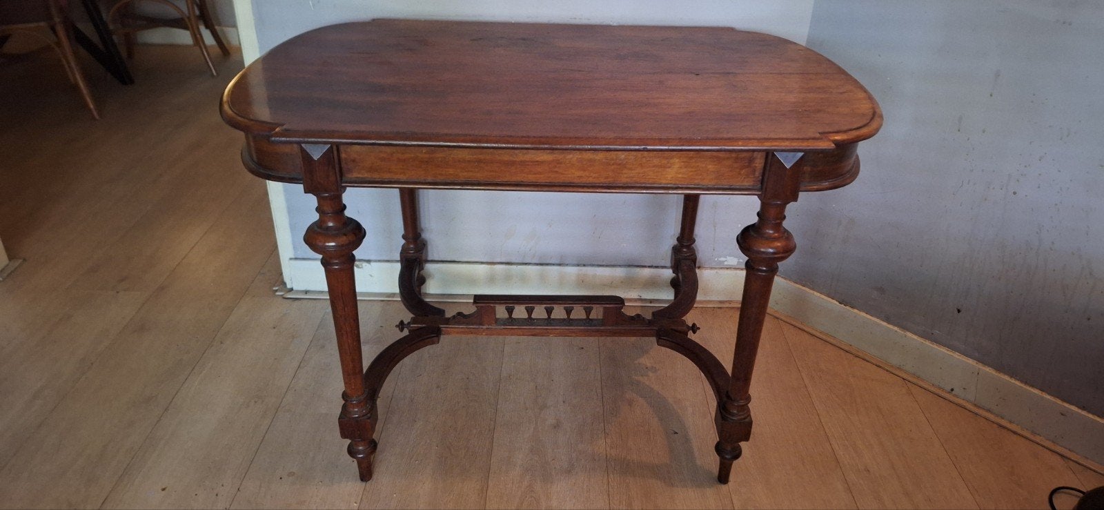 Antieke houten tafel - 115x74 cm, Ophalen