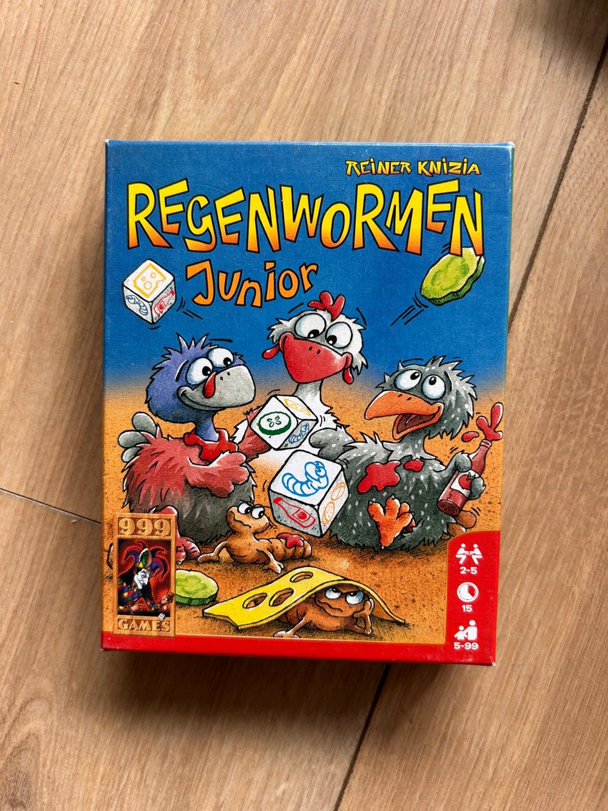 Regenwormen junior spel, Ophalen of Verzenden, Zo goed als nieuw