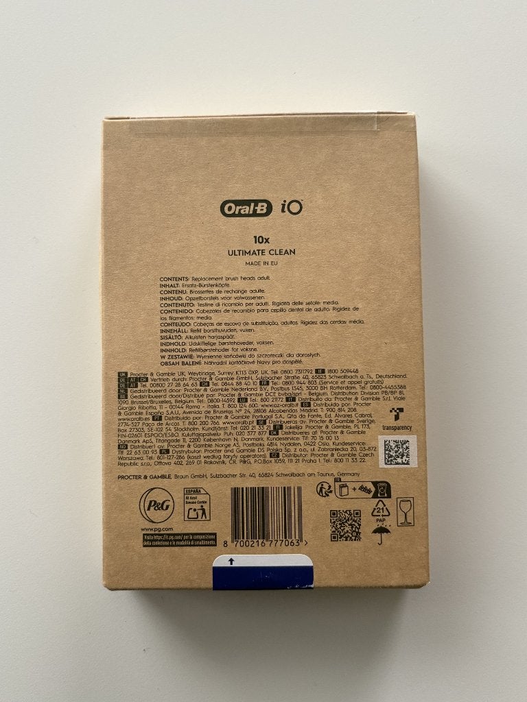 Oral-B iO Ultimate Clean Opzetborstels 10x, Sieraden, Tassen en Uiterlijk, Ophalen of Verzenden, Nieuw, Opzetborstel