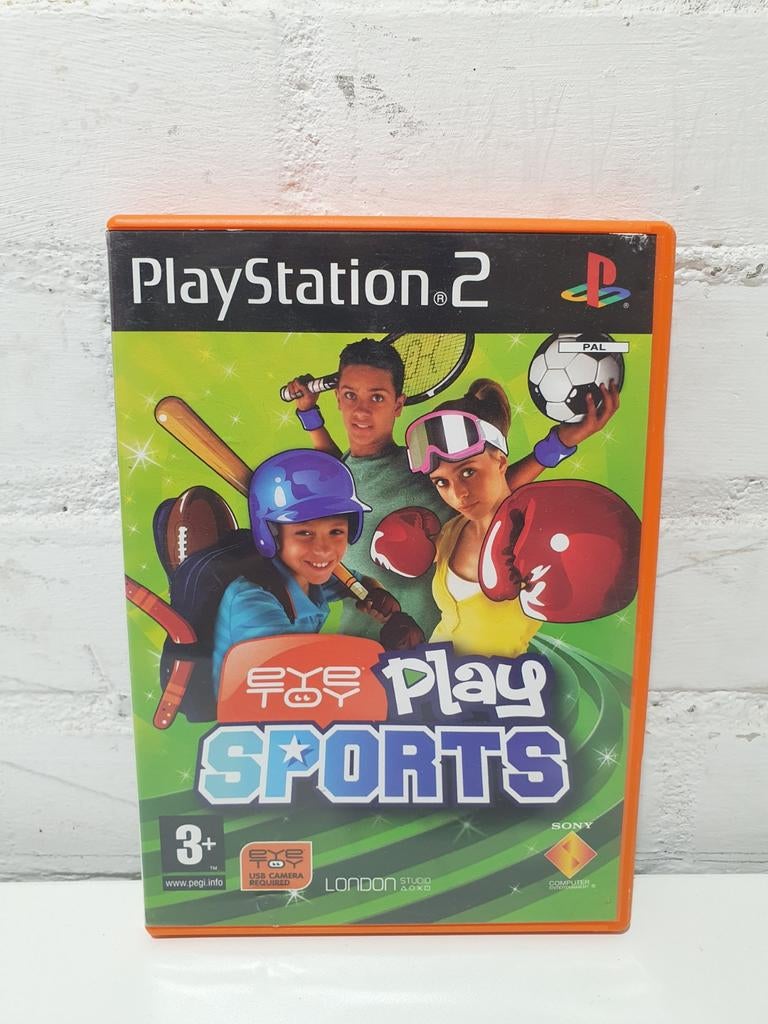 EyeToy Play Sports Ps2/PlayStation 2 (CIB), Gebruikt, ., Eén computer, Ophalen of Verzenden