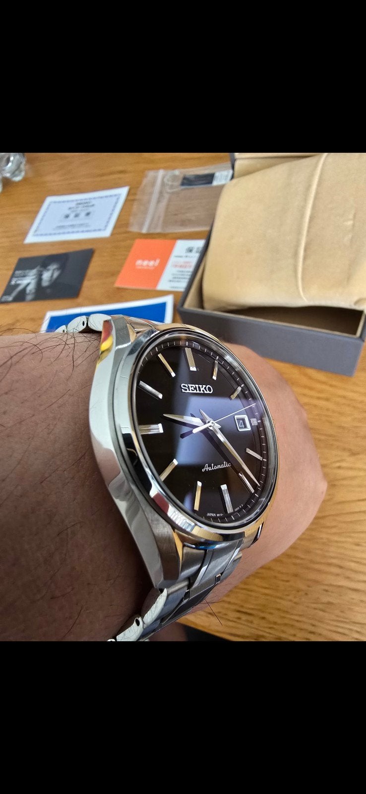 Seiko Presage SARX035 Automatische Herenhorloge "Baby GS", Sieraden, Tassen en Uiterlijk, Staal, Polshorloge, Ophalen of Verzenden