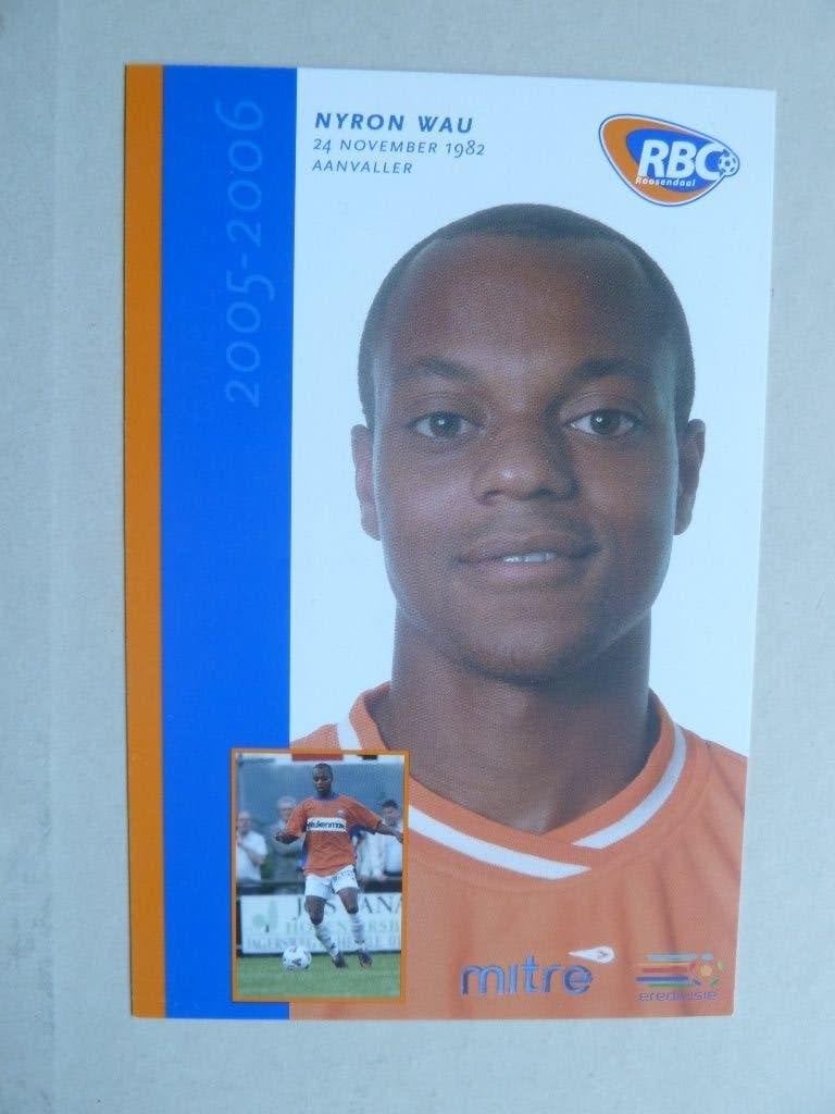 Spelerskaart  Nyron.Wau.  RBC.     2005/2006, Ophalen of Verzenden, Zo goed als nieuw, Overige binnenlandse clubs, Spelerskaart