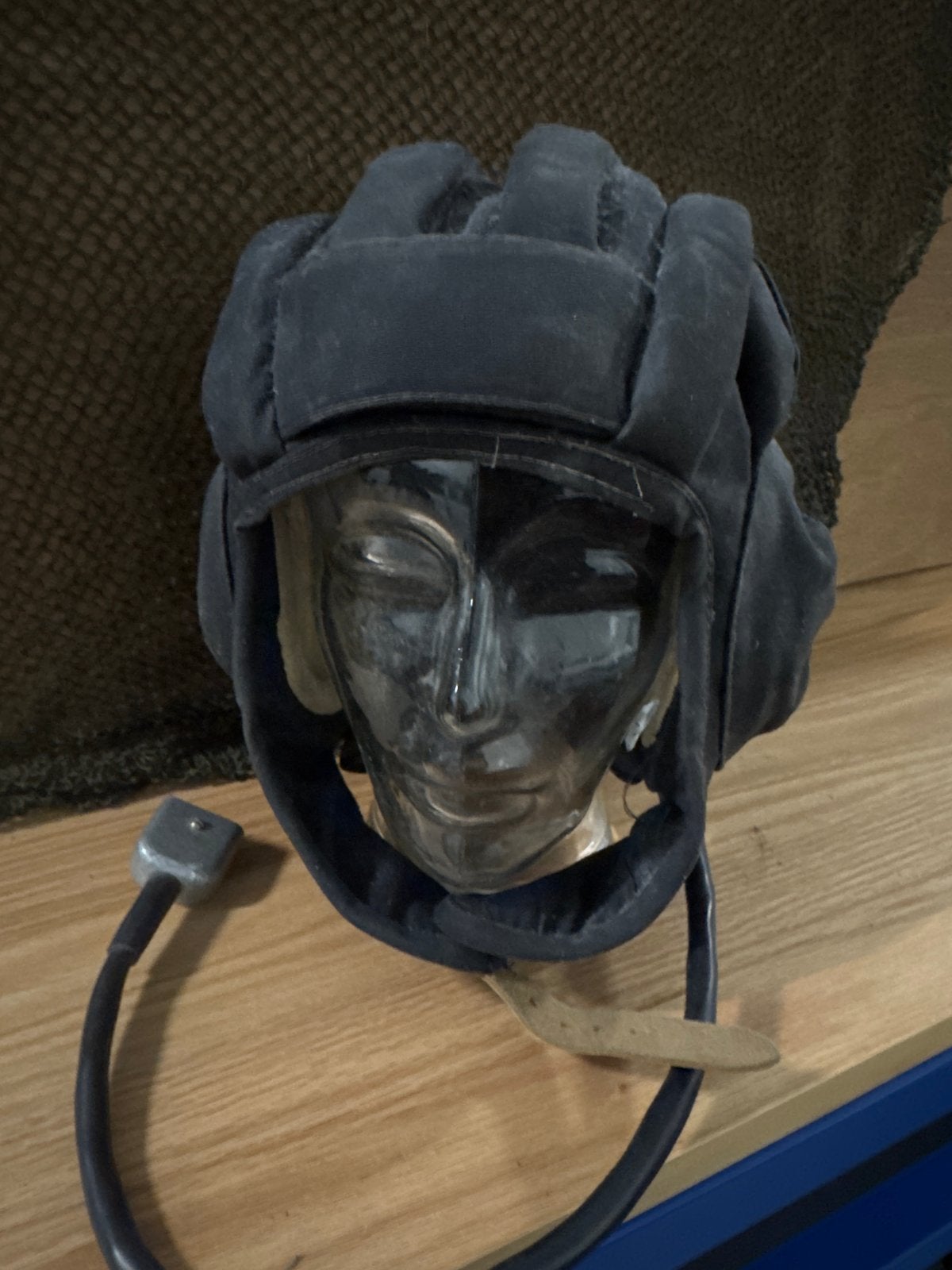 Russische Tankhelm - Zwart, Verzamelen, Ophalen of Verzenden, Landmacht, Overige gebieden, Helm of Baret