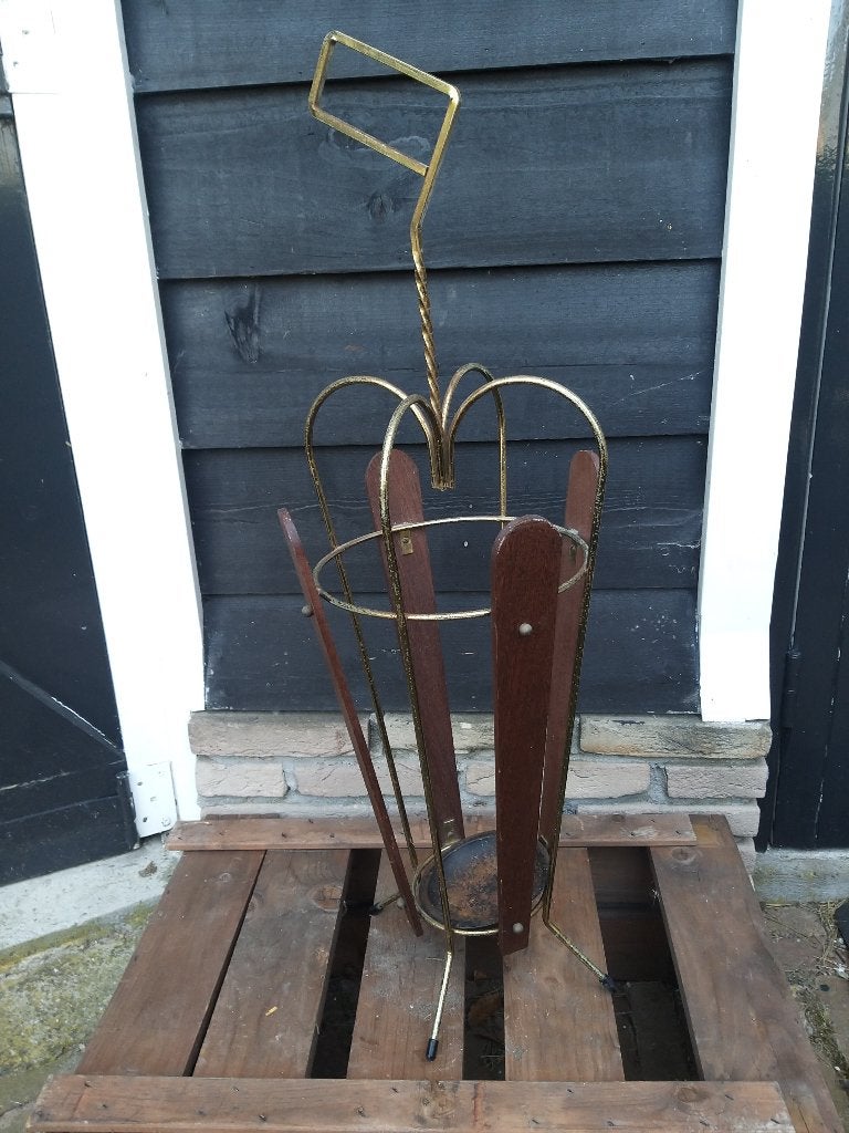 paraplu houder, Ophalen
