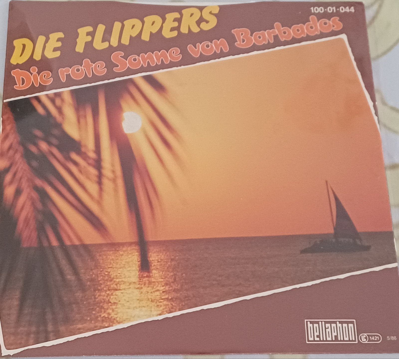 Die Flippers.    Die Rote Sonne Von Barbados., Ophalen of Verzenden, Zo goed als nieuw, Overige formaten, Levenslied of Smartlap