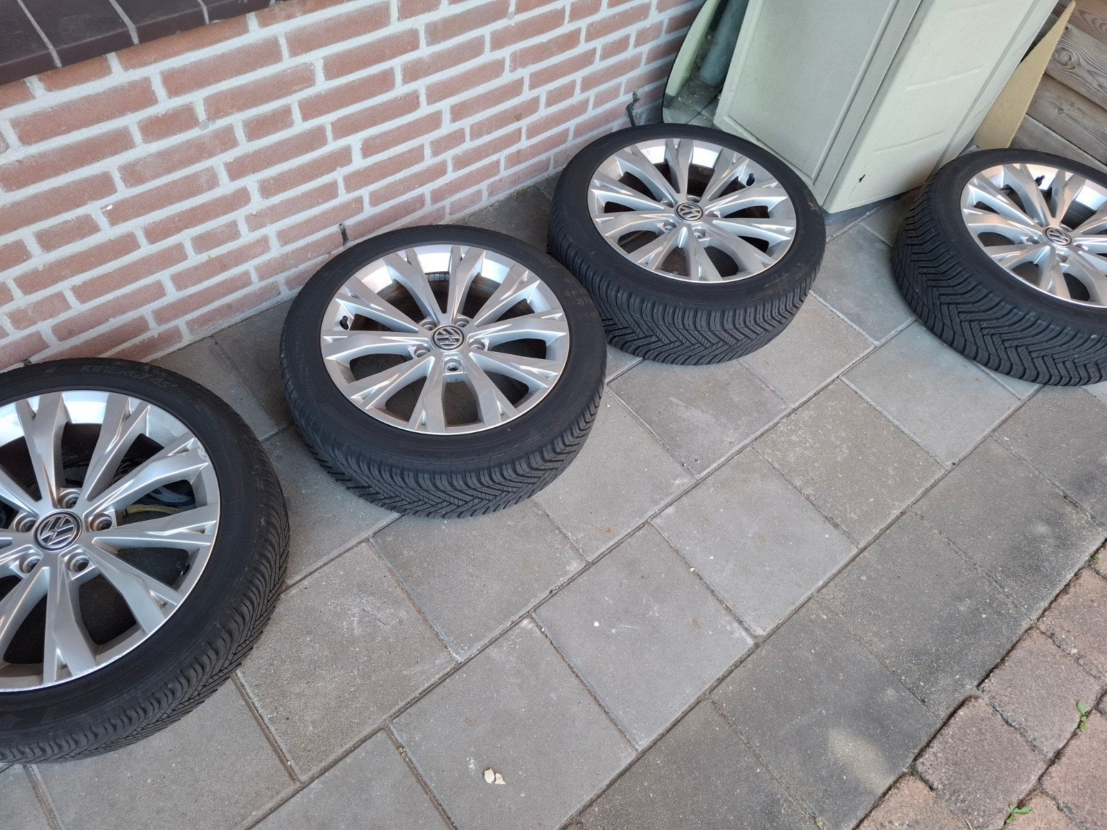 Vw orginele velgen 17"  5x112, GOLF 5 6 7 SCIROCCO, Auto-onderdelen, Banden en Velgen, Ophalen, Gebruikt, Velg(en), 17 inch