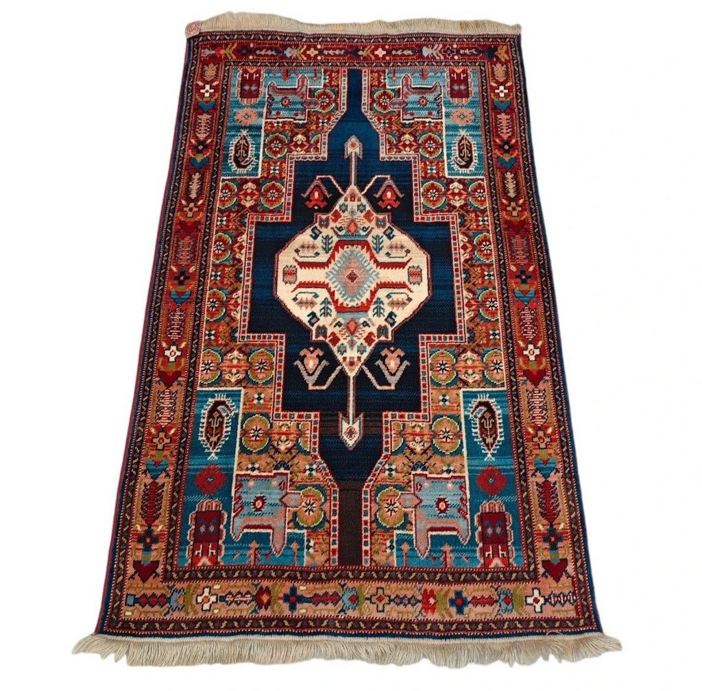 Vintage oosters wol Karian vloerkleed Nomad LDP 118x196cm, Huis en Inrichting, Stoffering | Tapijten en Kleden, 100 tot 150 cm