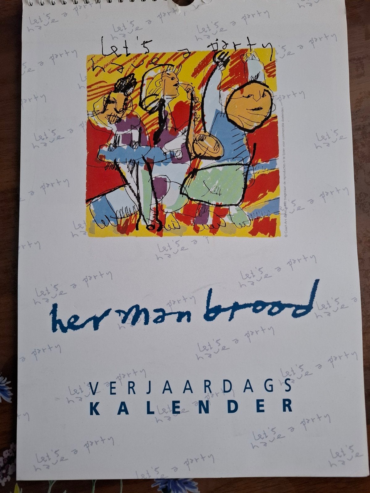 Herman Brood verjaardagskalender, Ophalen of Verzenden, Zo goed als nieuw, Boek, Tijdschrift of Artikel