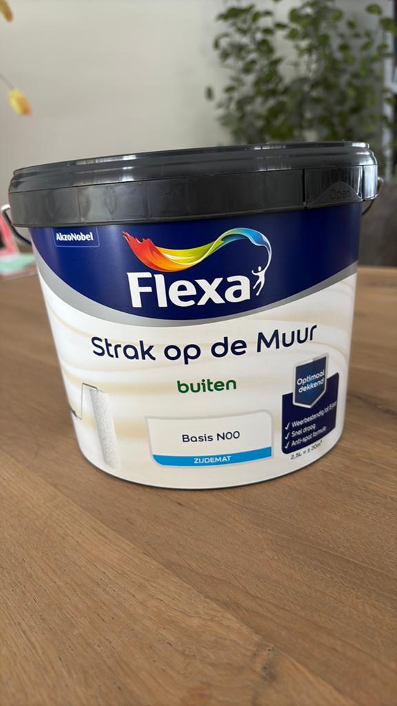 Flexa Strak op de Muur buitenverf Deep Dive/Blauw, Blauw, Nieuw, Ophalen of Verzenden, Verf