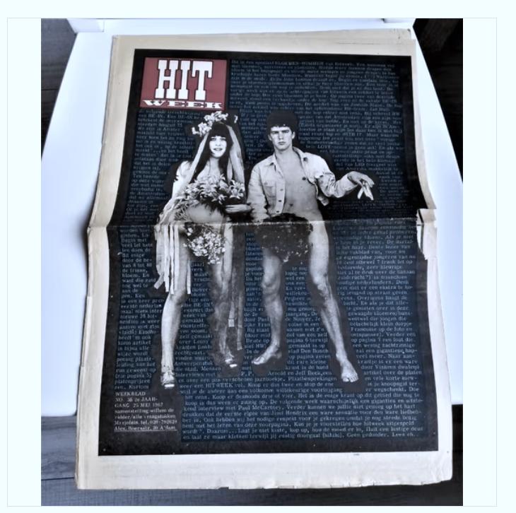 hitweek nr.36 uit 1967/frank zappa, Boeken, Tijdschriften en Kranten, Ophalen of Verzenden, Gelezen, Muziek, Film of Tv