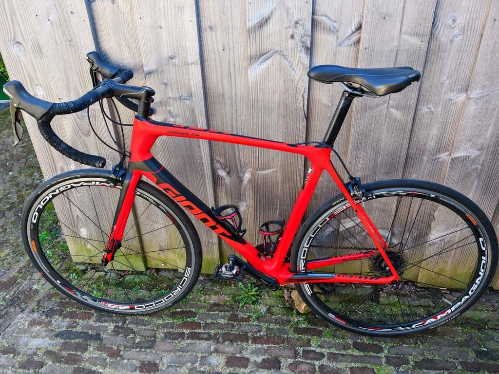 Giant Advanced Racefiets Maat L - Carbon, Shimano 105, Fietsen en Brommers, 28 inch, Gebruikt, Carbon, Heren