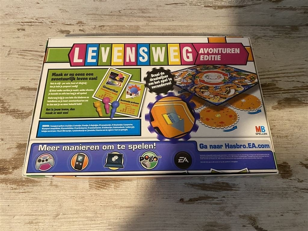 Levensweg avonturen editie [s689], Hobby en Vrije tijd, Gezelschapsspellen | Bordspellen, Verzenden, Zo goed als nieuw