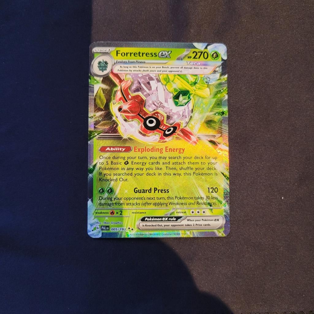 Forretress ex (paldea evolved) #005, Ophalen of Verzenden, Zo goed als nieuw