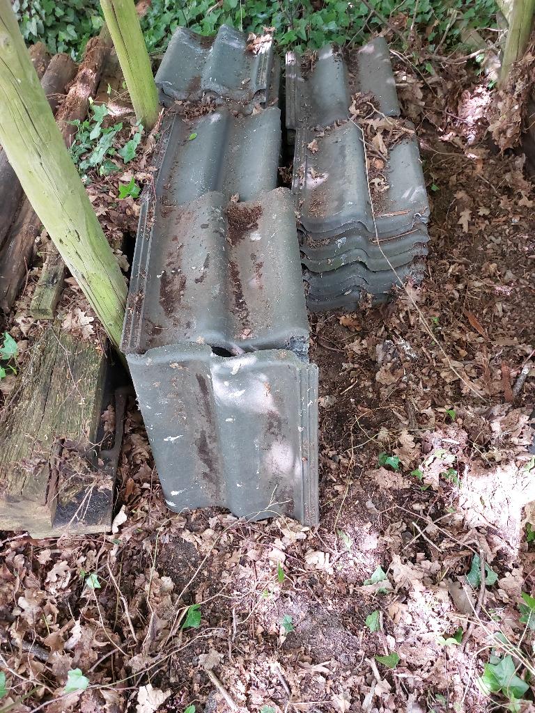 dakpannen, Ophalen, Steen of Klei, Zwart, 5 tot 10 m²