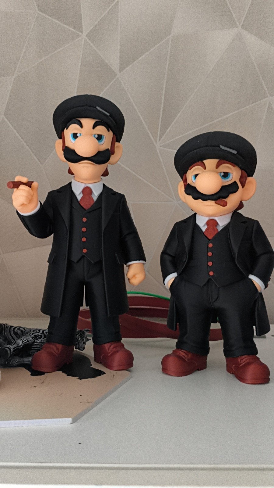 Mario & Lugie Peaky Blinders Style 3 print, Ophalen of Verzenden, Zo goed als nieuw