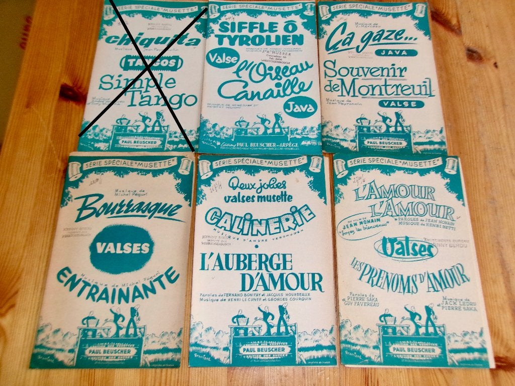 Serie speciale musette - paul beuscher - 45x, Gebruikt, Ophalen of Verzenden, Klarinet, Artiest of Componist