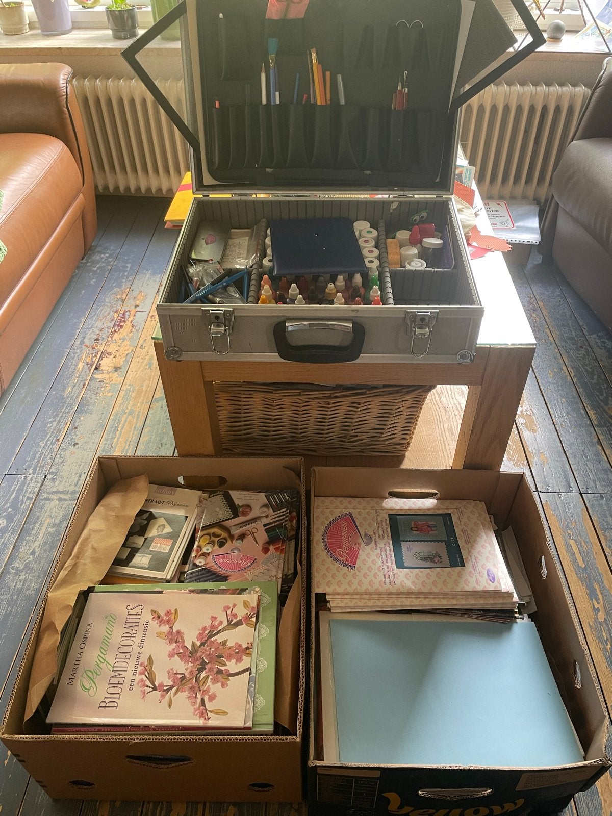 Grote Pergamano Collectie: Boeken, Inkt, Verf, Papier & Meer, Hobby en Vrije tijd, Ophalen, Gebruikt, Meerkleurig, Papier of Karton
