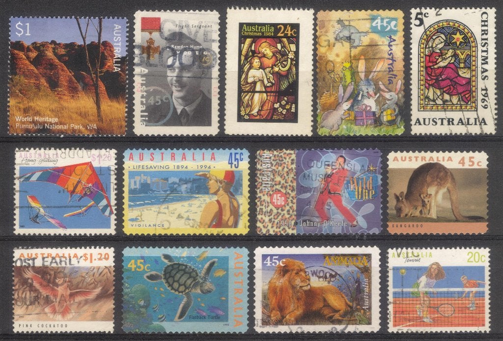 Australië (6), Verzenden, Gestempeld