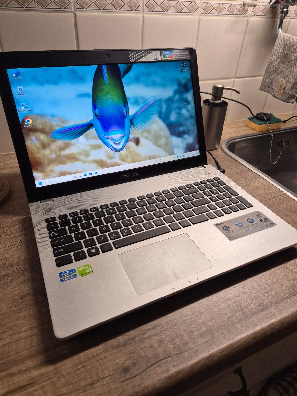 ASUS N56V Laptop - Intel Core i7, Computers en Software, Ophalen, Met videokaart, 2 tot 3 Ghz, ASUS