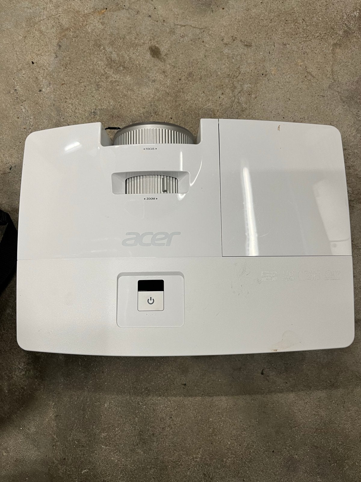 Acer Beamer met tas, Ophalen, Gebruikt, DLP, HD (720)