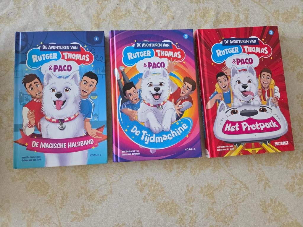 De Avonturen van Rutger, Thomas & Paco - Boekenset, Boeken, Ophalen of Verzenden, Zo goed als nieuw, Rutger Vink, Thomas van Grinsven