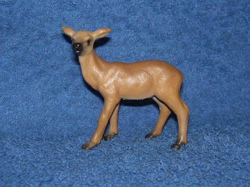 Schleich 14221 ree, dierfiguur, Verzamelen, Dierenverzamelingen, Ophalen of Verzenden, Gebruikt, Hert, Beeldje of Figuurtje