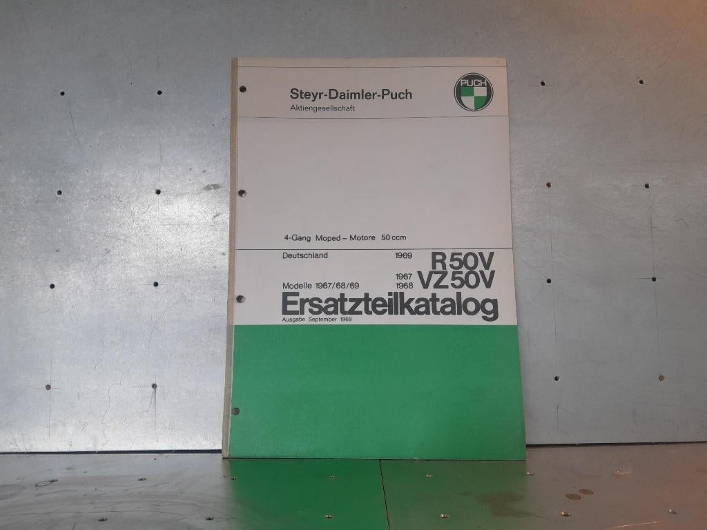 Puch R50V / VZ50V onderdelenccatalogus, Ophalen, Gebruikt