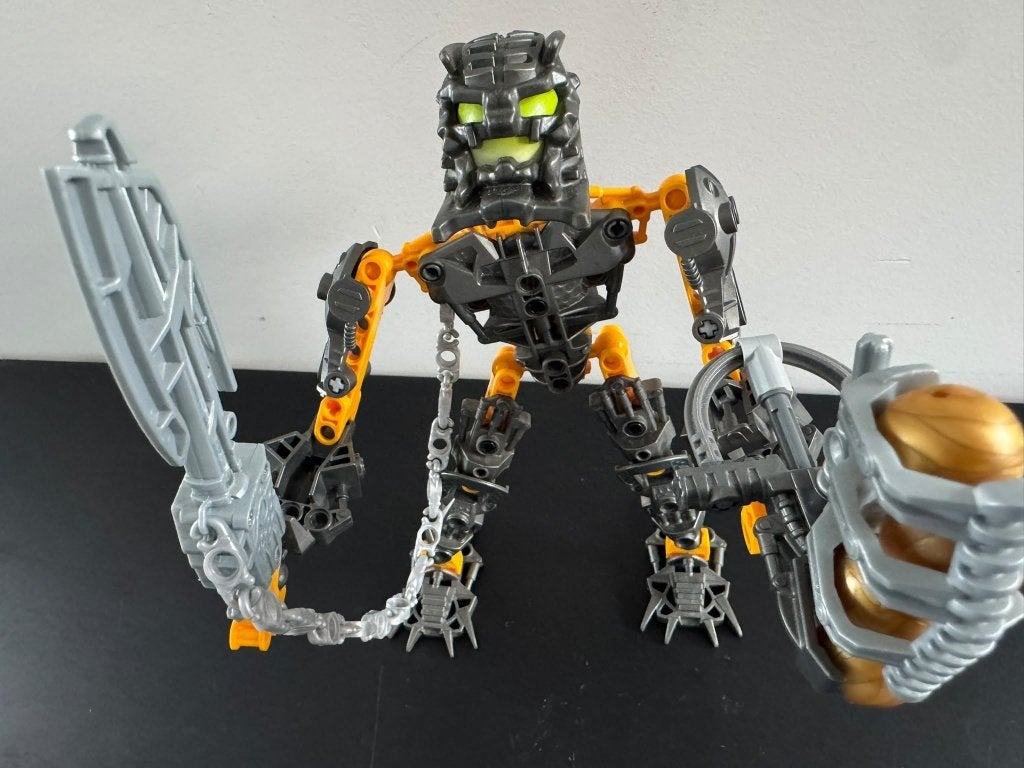 Lego Bionicle Toa Hewkii 8730, Gebruikt, Bionicle, Lego, Inclusief instructies
