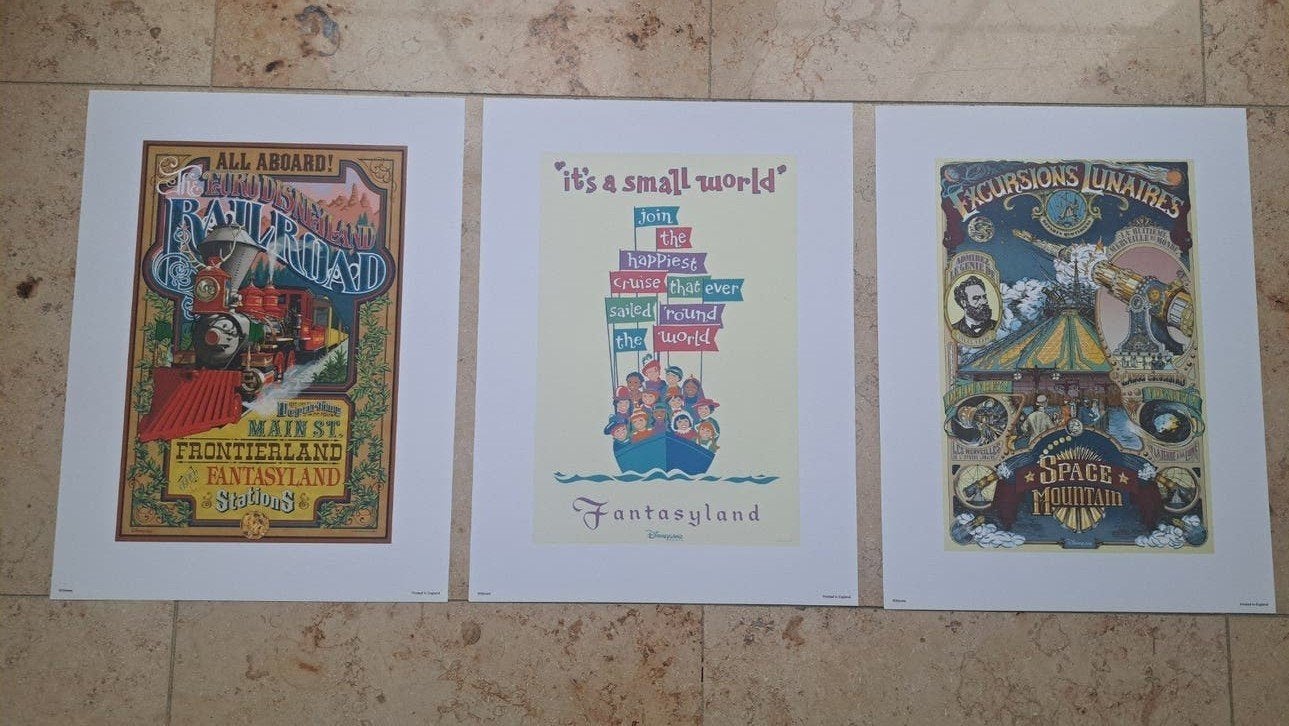 Set van 12 Disney affiches, Ophalen of Verzenden, Overige figuren, Nieuw