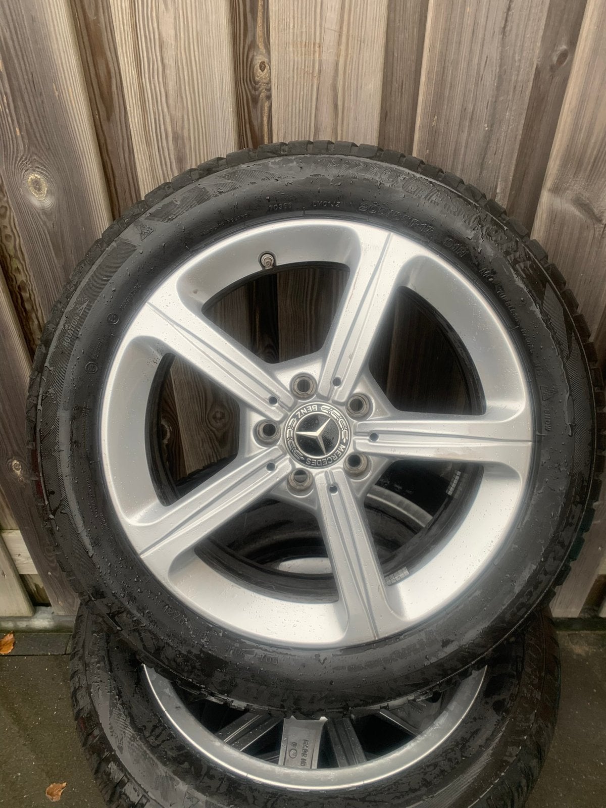Winterset A-klasse B-klasse CLA-klasse, Ophalen, 18 inch, Velg(en), Zomerbanden