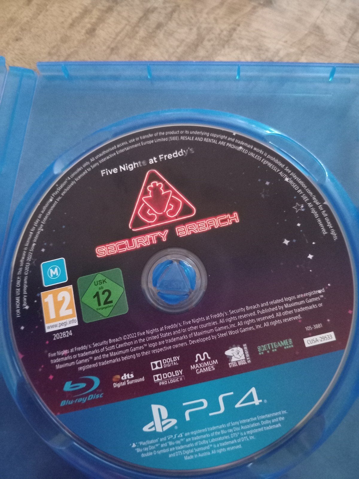 Five Nights at Freddy's: Security Breach PS4, Avontuur en Actie, 1 speler, Ophalen of Verzenden, Zo goed als nieuw