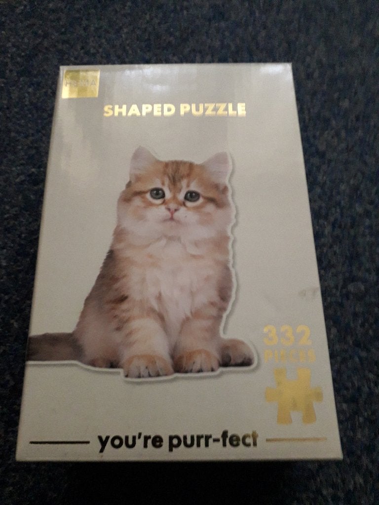 Poesjes puzzel 332 stuks, Hobby en Vrije tijd, Ophalen of Verzenden, Minder dan 500 stukjes, Zo goed als nieuw, Legpuzzel