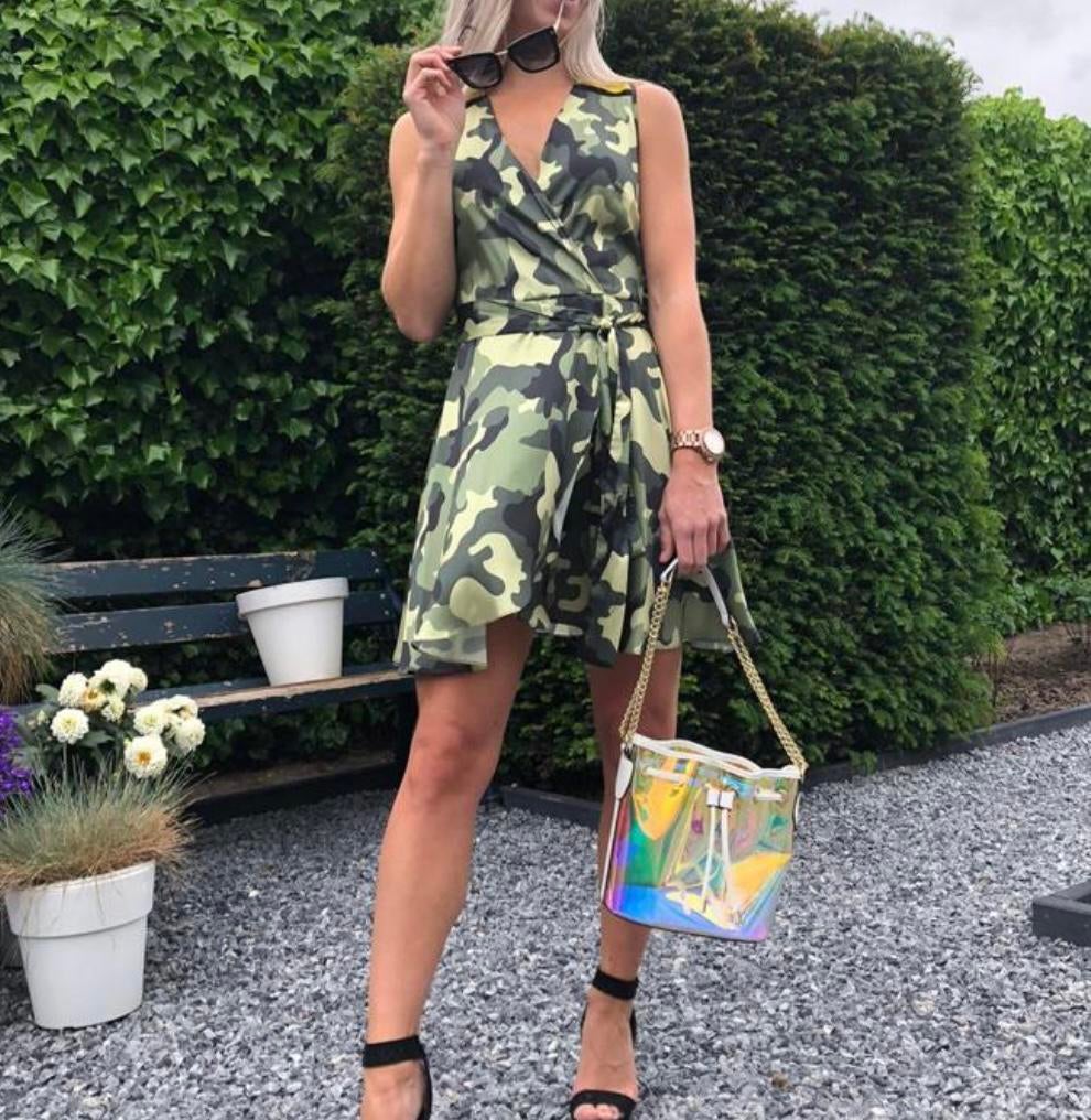 RELISH jurkje camouflage mt M, Maat 38/40 (M), Italie, -, Verzenden