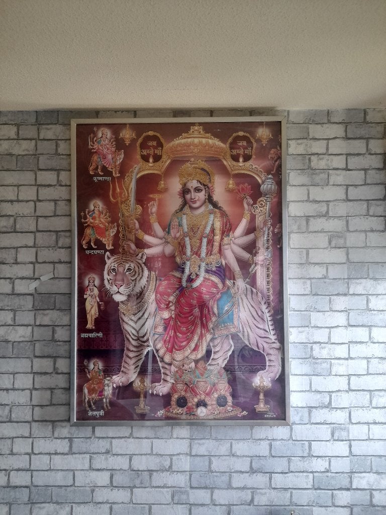 Foto lijst durga mata, Ophalen, Fotolijst, Zilver, Verwisselbare inhoud
