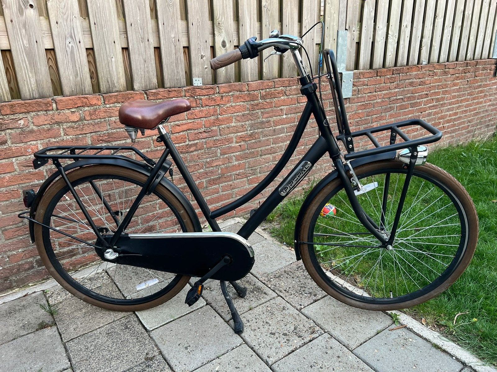 Popal Daily Dutch Basic+ Dames/Meisjesfiets 55 cm 28 inch, Terugtraprem, 53 tot 56 cm, Versnellingen, Zo goed als nieuw