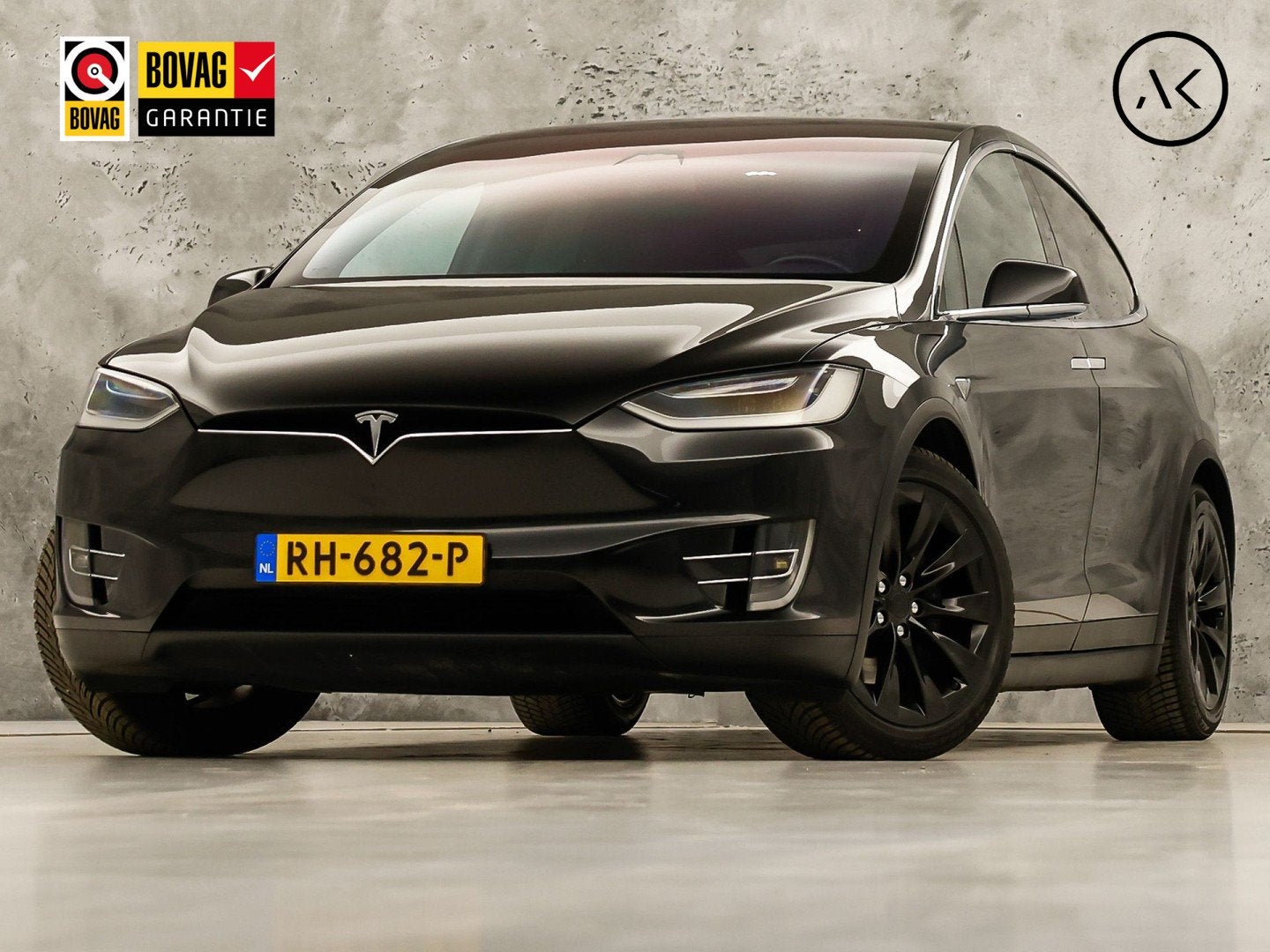 Tesla Model X 100D 7 Persoons 417Pk (AUTOPILOT, LUCHTVERING,, Auto's, Tesla, Gebruikt, Zwart, 7 stoelen, Vierwielaandrijving