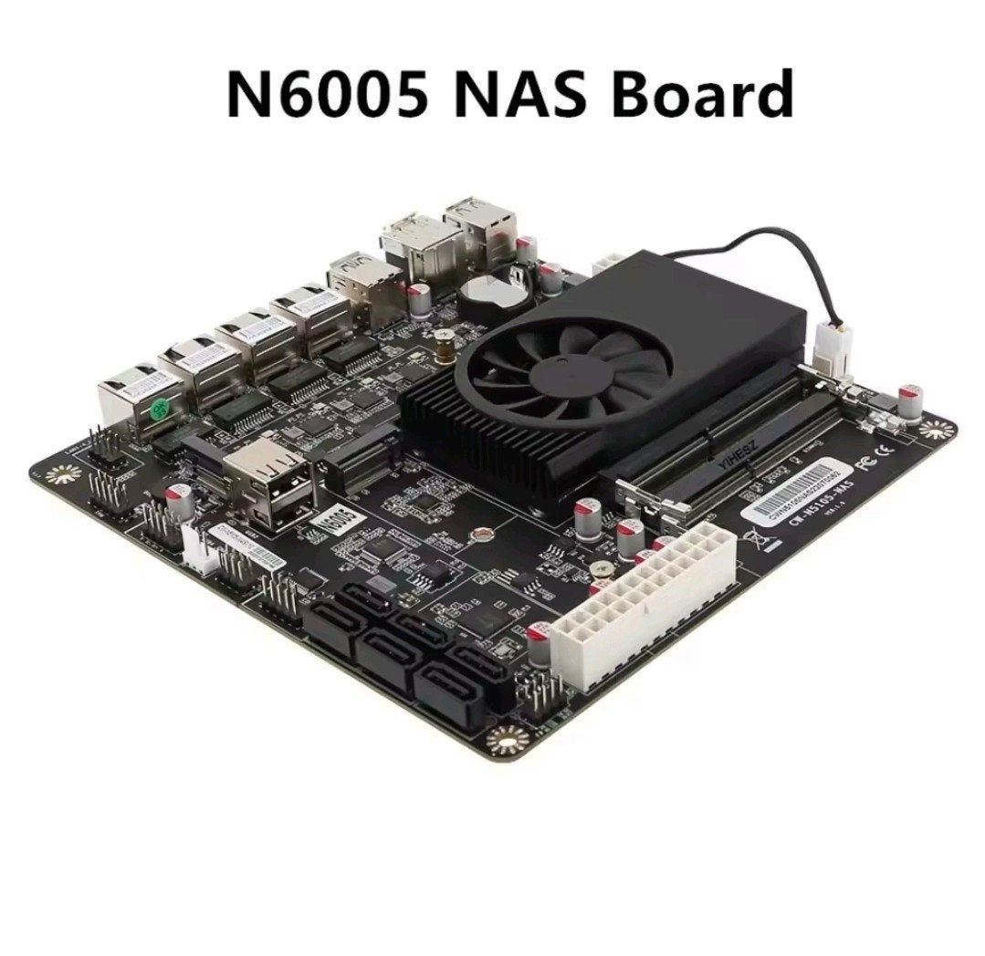 N6005 NAS Moederbord met 2*M.2 NVMe, Ophalen, Gebruikt