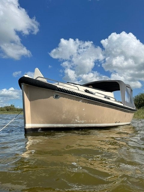 Vreelandersloep 880 met cabine te koop, Watersport en Boten, 9 m, Binnenboordmotor, Diesel, 75 cm