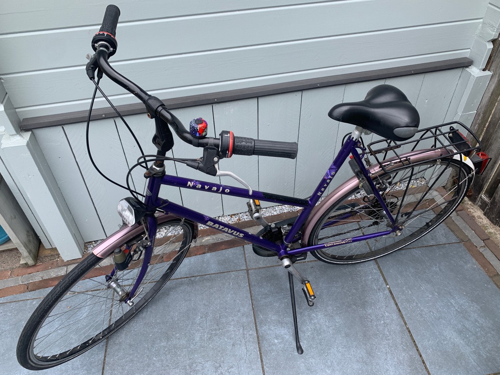 Batavus damesfiets, Fietsen en Brommers, Fietsen | Dames | Damesfietsen, Ophalen, Gebruikt, Velgrem, Versnellingen
