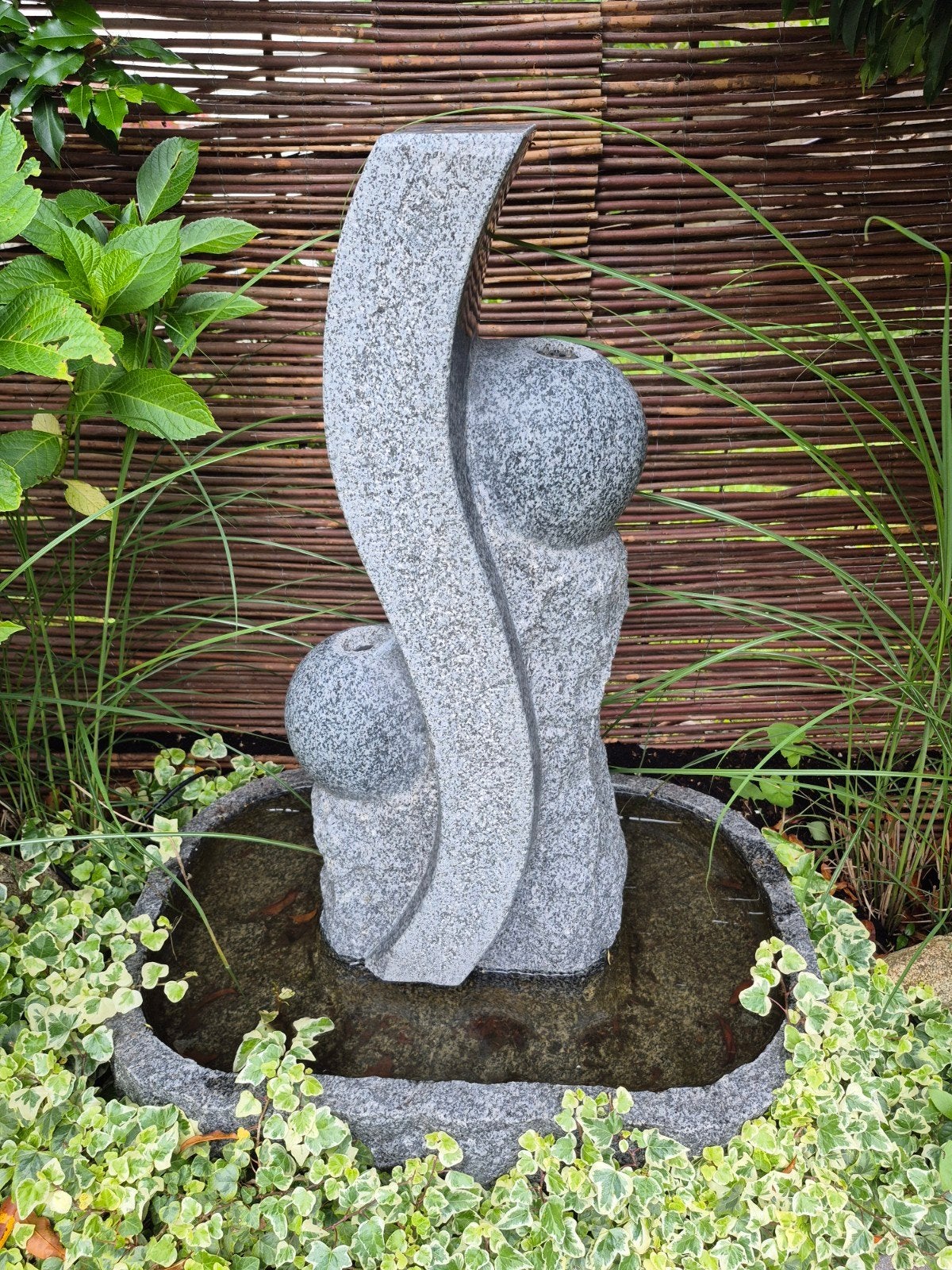 Granieten Waterornament met LED-verlichting, Tuin en Terras, Waterpartijen en Fonteinen, Ophalen of Verzenden, Waterornament