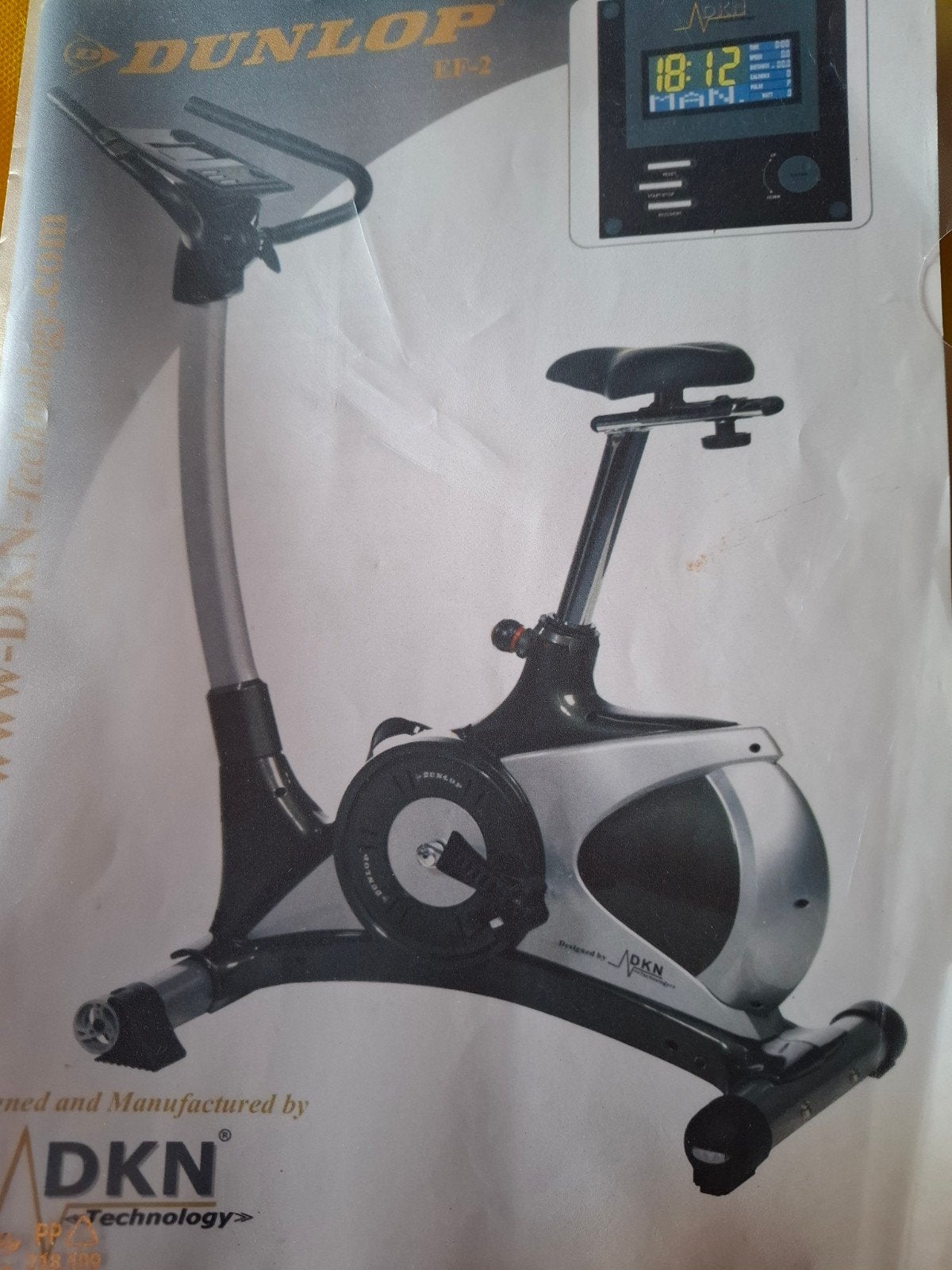 Dunlop DKN EF-2 Hometrainer, Ophalen, Gebruikt, Metaal, Benen