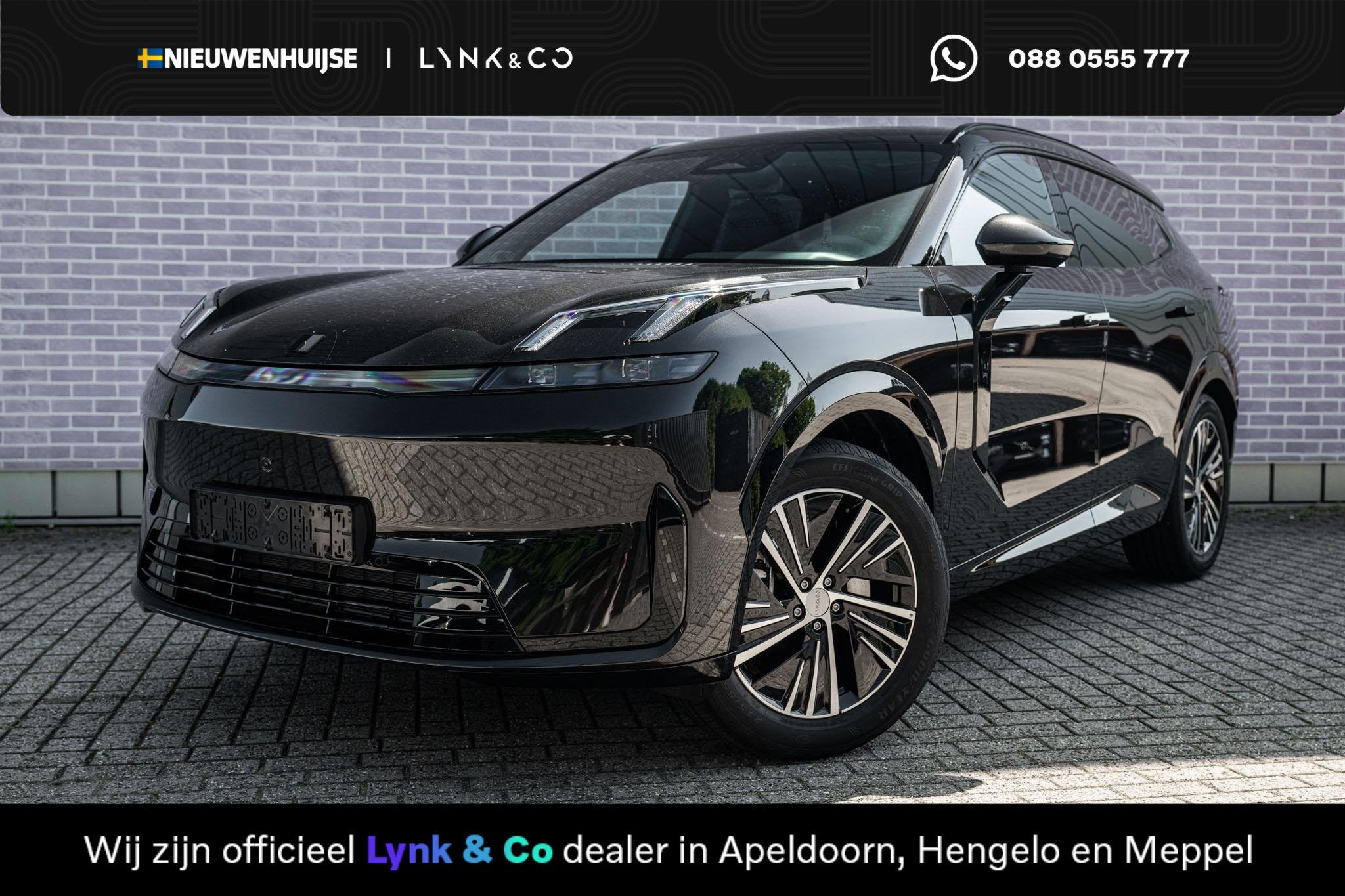 Lynk & Co 08 1.5 Core Business edition | Schuif-/ Kanteldak, Auto's, Euro 6, Zwart, Plug-in hybride, Nieuw