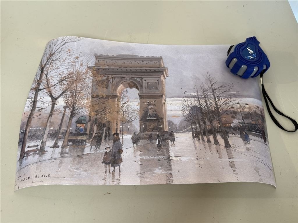 Eugene Galien-Laloue - Arc de Triomphe - kunstprint, Ophalen of Verzenden, Nieuw, A1 t/m A3, Film en Tv
